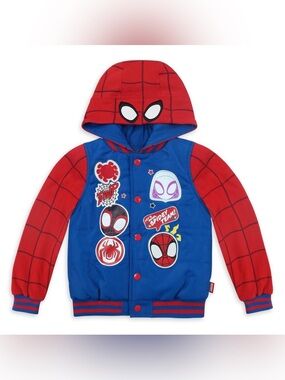Marvel's Spidey and His Amazing Friends
Hooded Jacket for Kids Boy Girl Coat 7/8